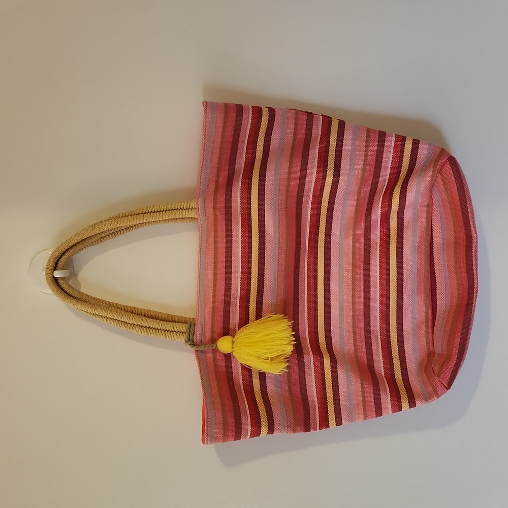OLD NAVY striped beach bag